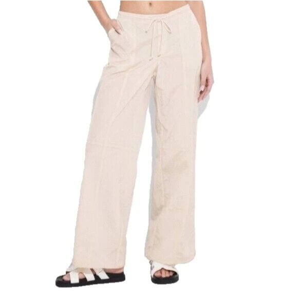 Wild Fable Women’s Tan Parachute Pants - Size M - Picture 2 of 11